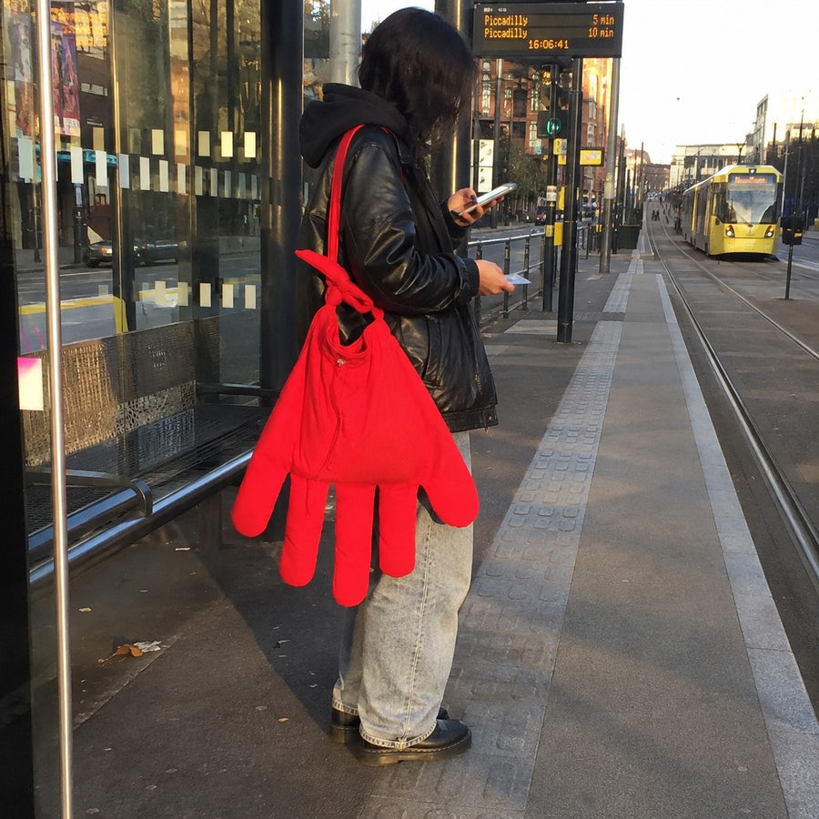 Big Hand Eccentric Crossbody Bag