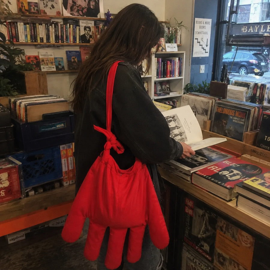 Big Hand Eccentric Crossbody Bag
