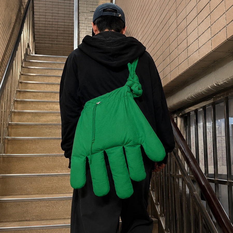 Big Hand Eccentric Crossbody Bag