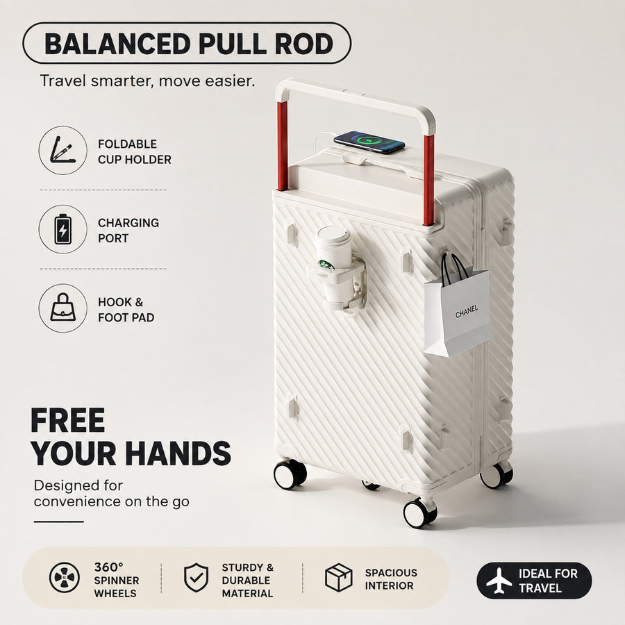 Gate Ready Smart Travel Suitcase Luggage