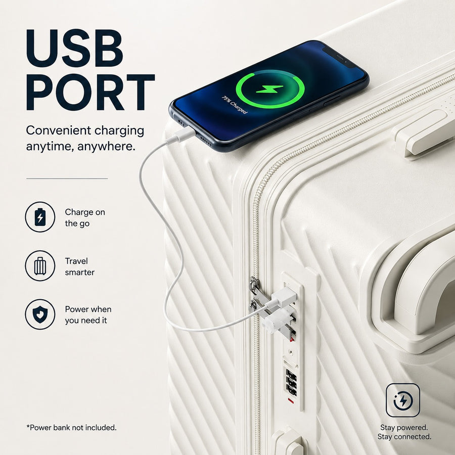 Gate Ready Smart Travel Suitcase Luggage