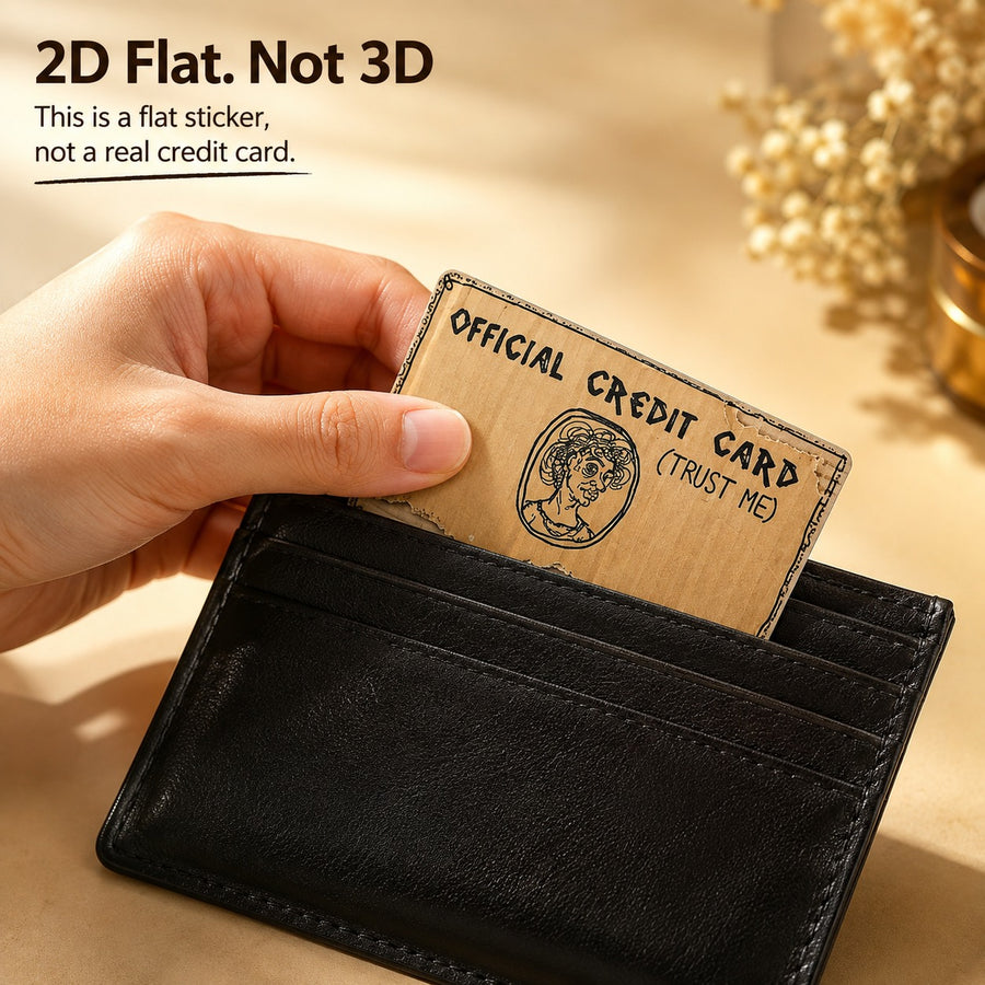 Trust Me Official Credit Card Sticker
