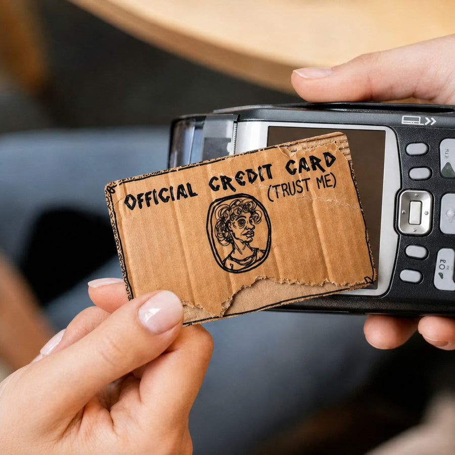 Trust Me Official Credit Card Sticker