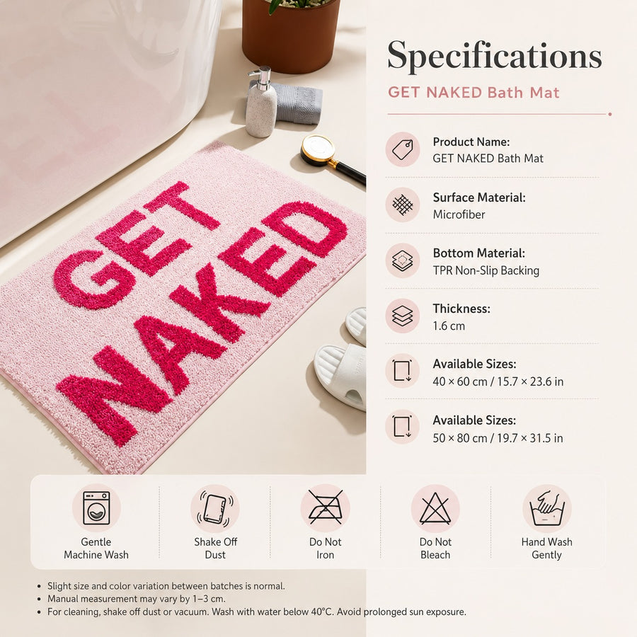 Get Naked Badezimmermatte