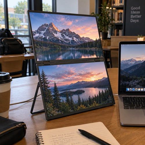 Zero Setup Dual Screen Portable Laptop Monitor