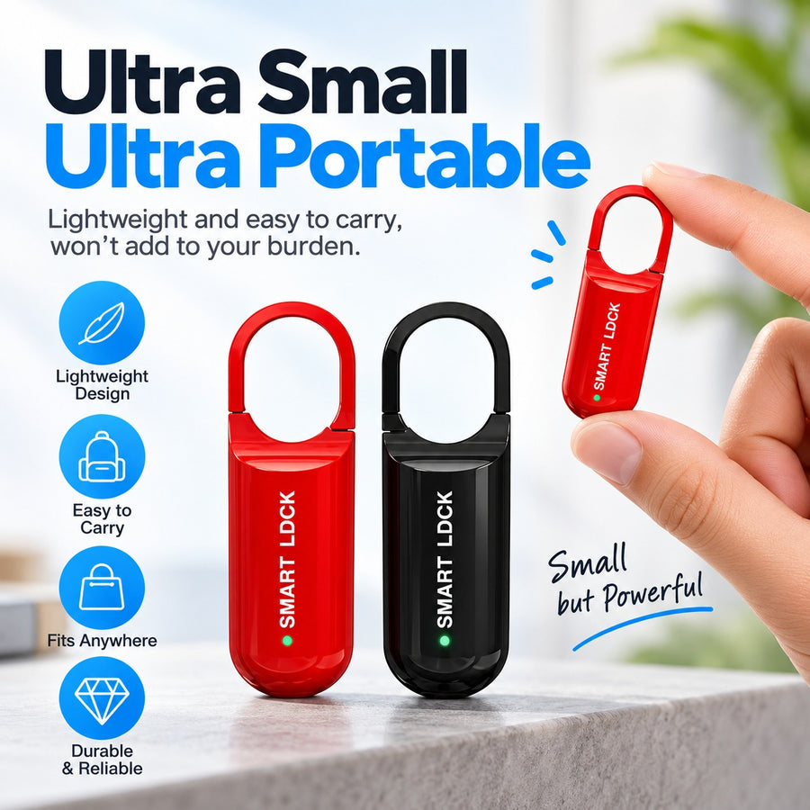Zero Code Mini Fingerabdruck Smart Vorhängeschloss