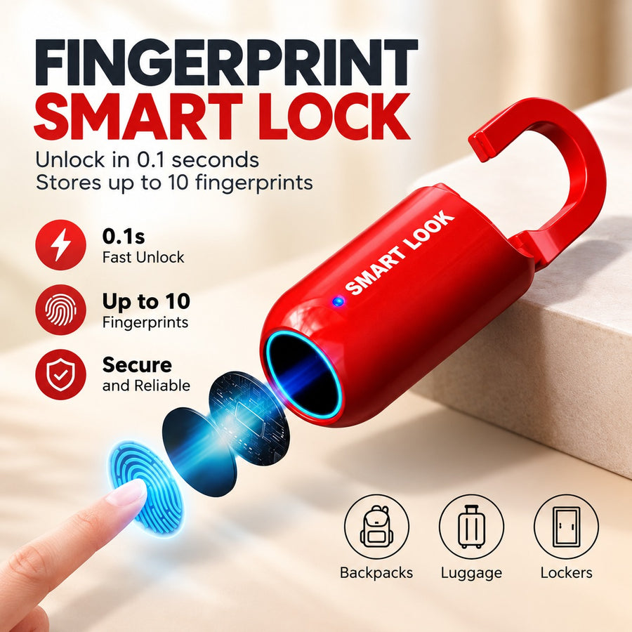 Zero Code Mini Fingerabdruck Smart Vorhängeschloss