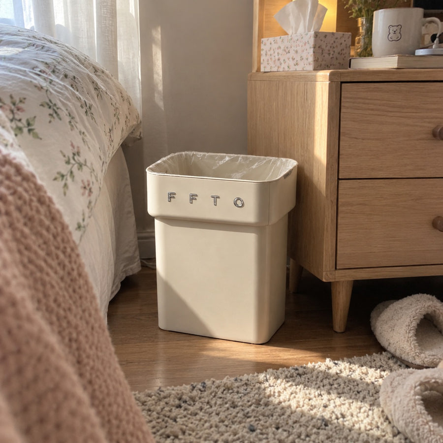 Flip and Tuck Hidden Bag Trash Can