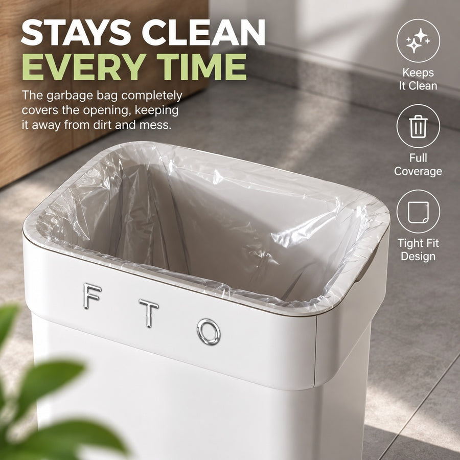 Flip and Tuck Hidden Bag Trash Can