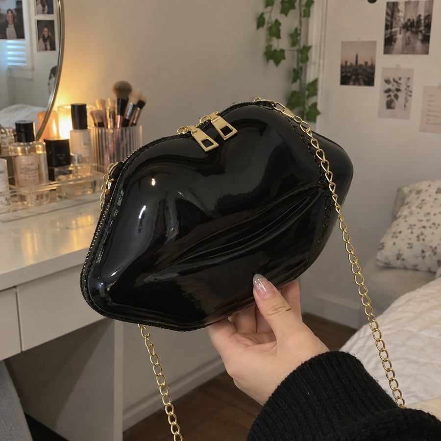 Kiss Me Lips Crossbody Bag