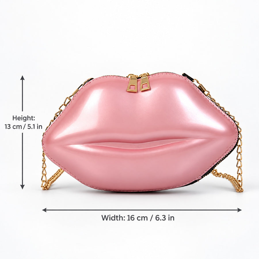 Kiss Me Lips Crossbody Bag