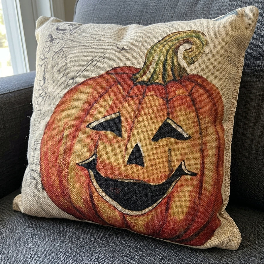Pumpor Skrämmande Halloween Kuddfodral