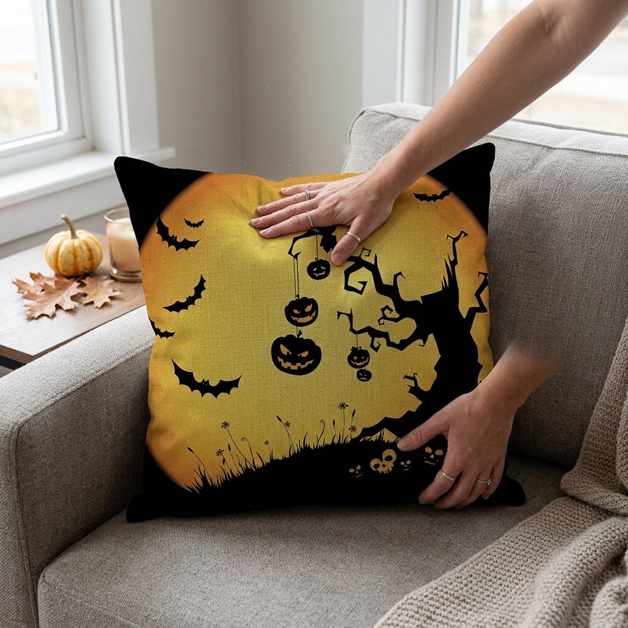 Pumpor Skrämmande Halloween Kuddfodral