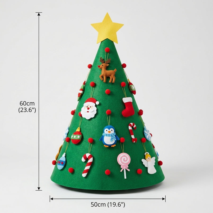 3D Christmas Tree Hanging Ornaments for Kids Xmas Gifts