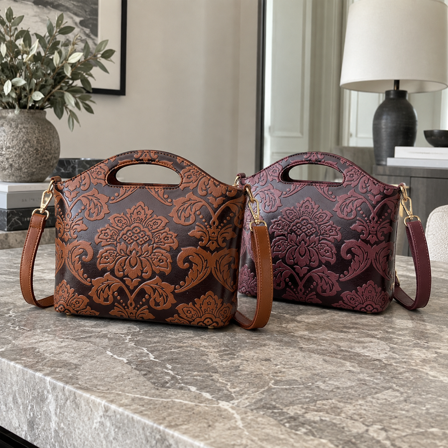 Luxe Vintage Echte Leren Dames Portemonnee