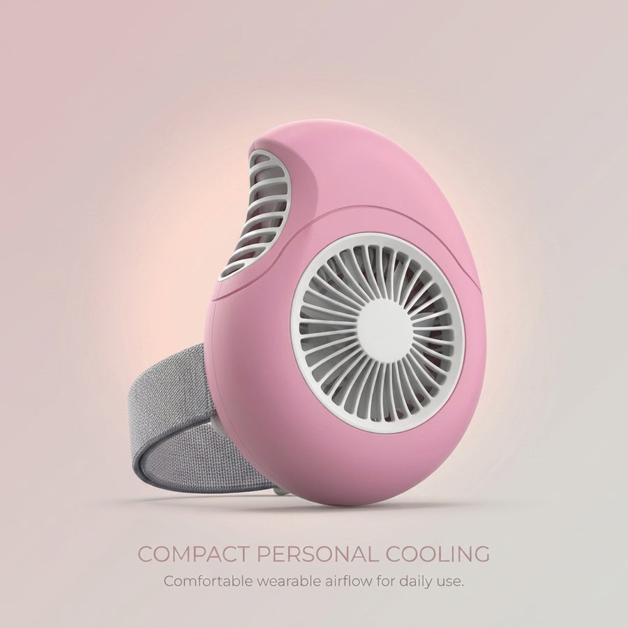 Tragbarer USB-Ventilator mit Turbo-Funktion am Handgelenk