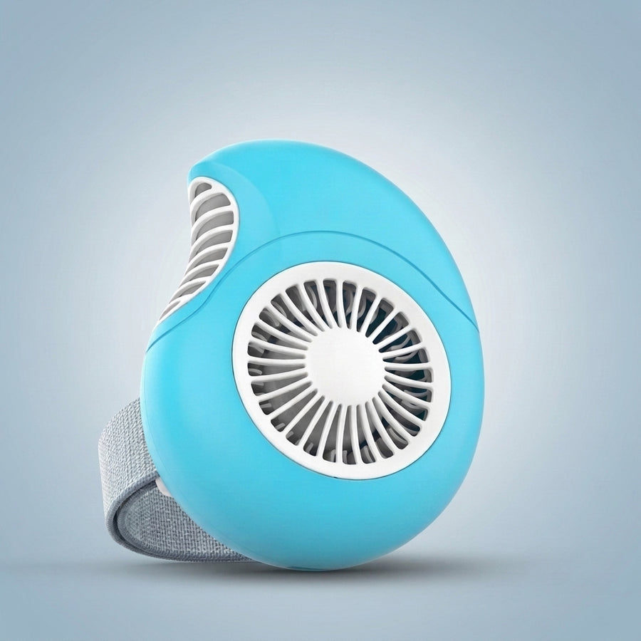 Tragbarer USB-Ventilator mit Turbo-Funktion am Handgelenk