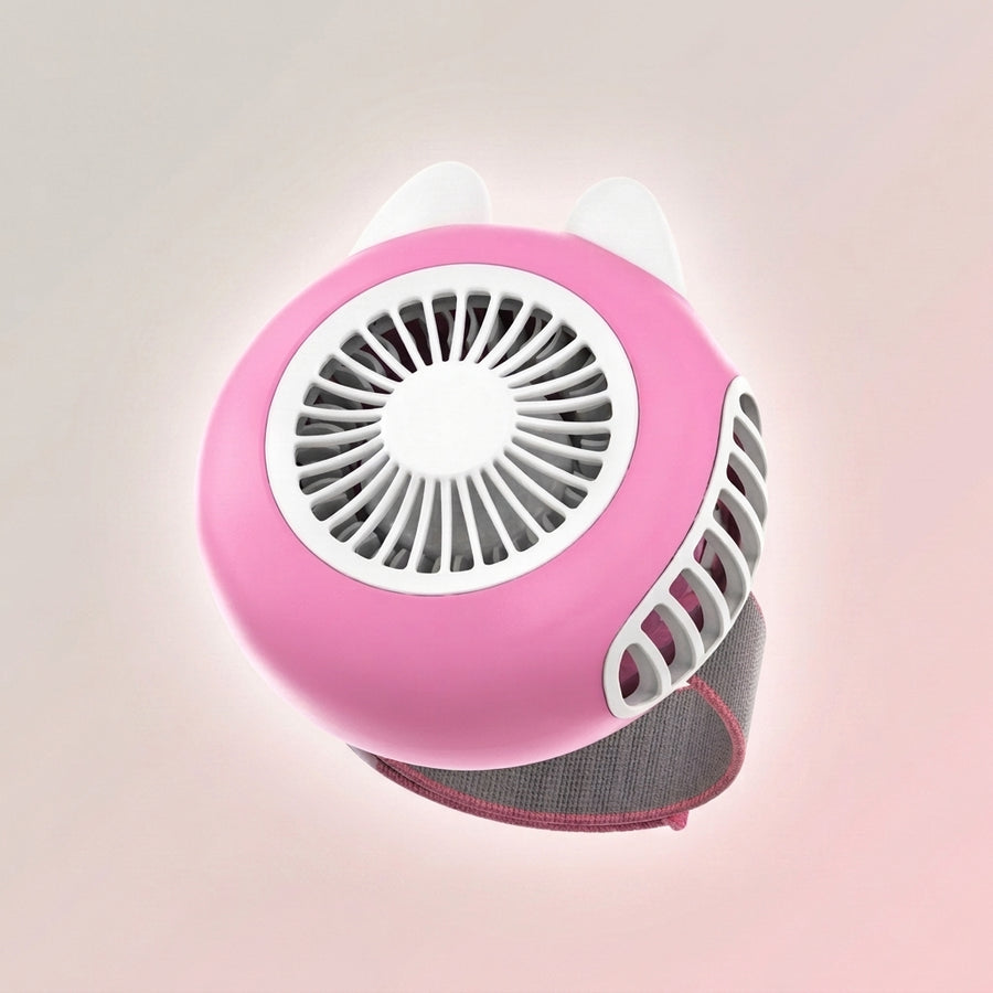Tragbarer USB-Ventilator mit Turbo-Funktion am Handgelenk