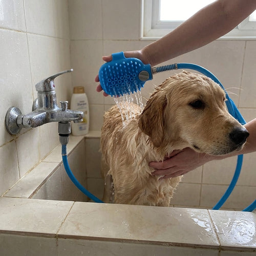 2in1 Pet Massager Bathing Tool