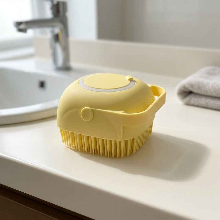 Bathing Brush Shampoo Dispenser