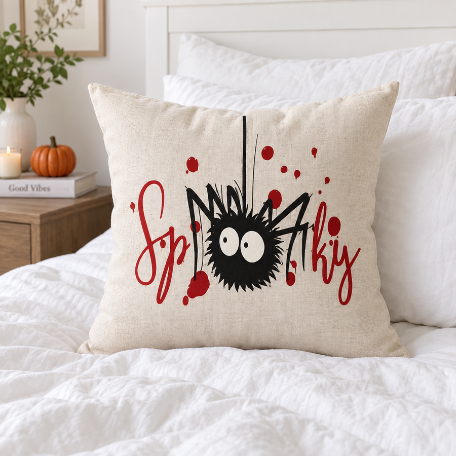 Kuddöverdrag för skördesäsongen, hösten och Halloween