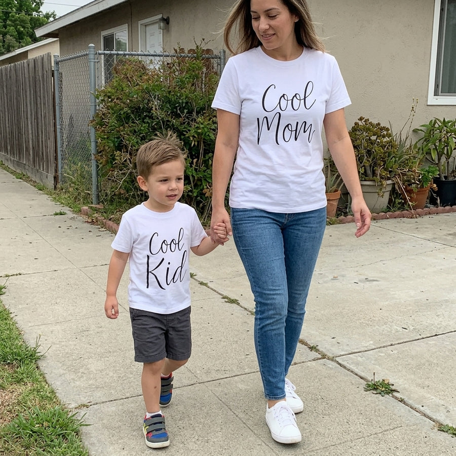 Cool Mama und Tochter T-Shirt