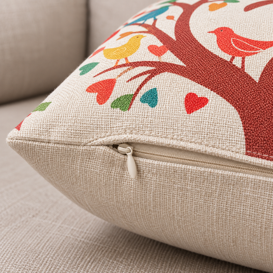 Decorative Tree Printed Home Cute Pillow Cases