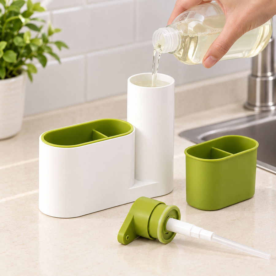 2 in 1 Smart Multifunctional Kitchen Rack Organizer