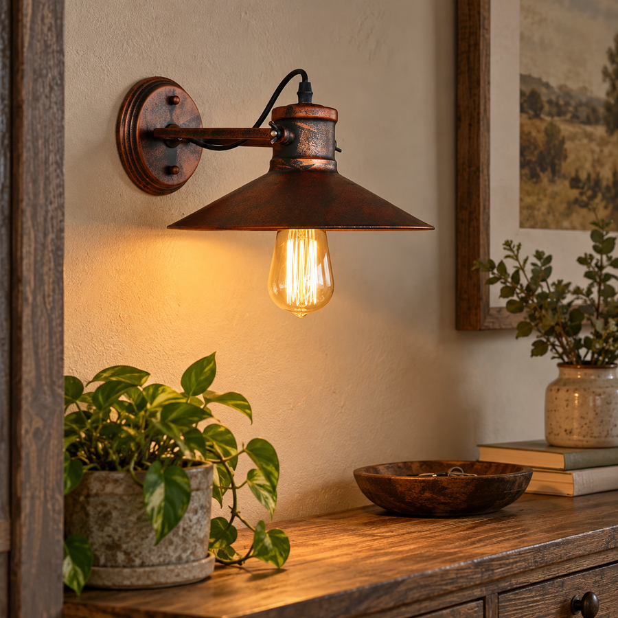 Retro Vintage Loft Style Væglamper
