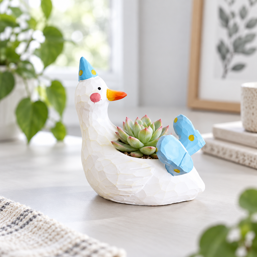 Mini pots de fleurs décoratifs créatifs en forme d'animaux