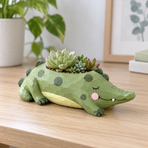 Kreativa djur mini dekorativa blomkrukor