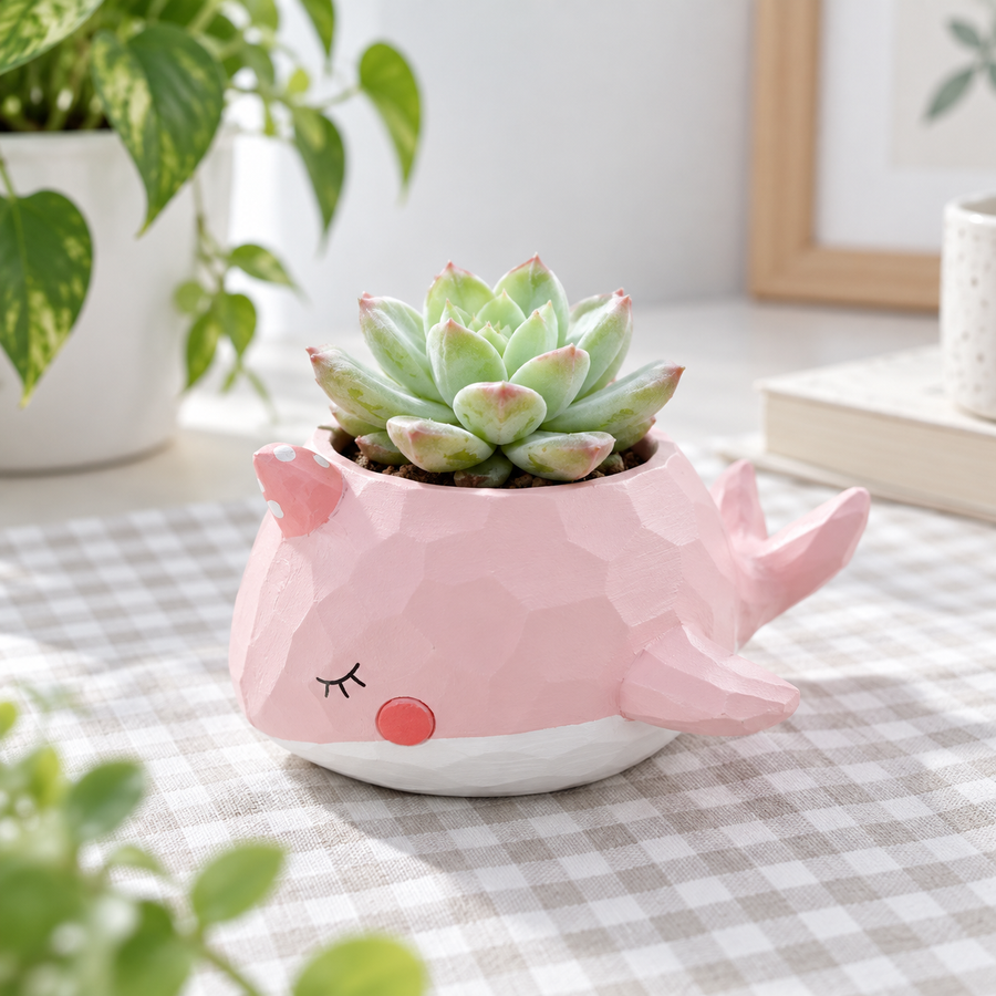 Mini pots de fleurs décoratifs créatifs en forme d'animaux