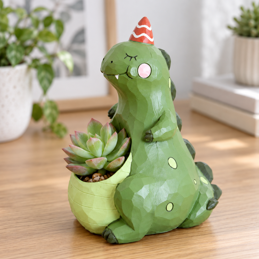 Mini pots de fleurs décoratifs créatifs en forme d'animaux