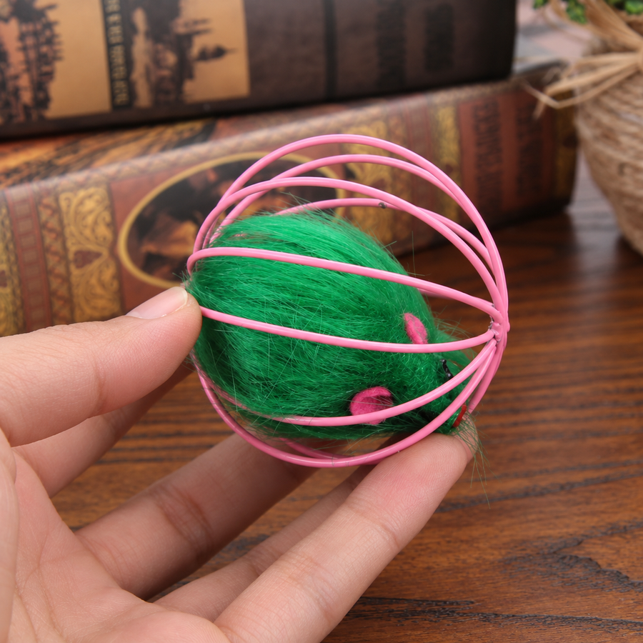 Hollow Ball Feather Cat Toys