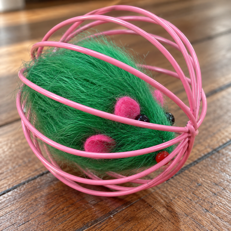 Hollow Ball Feather Cat Toys
