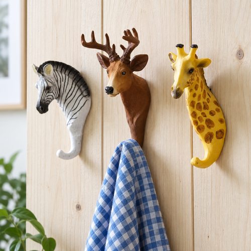 Retore Animal Wall Hanging Coat Hooks