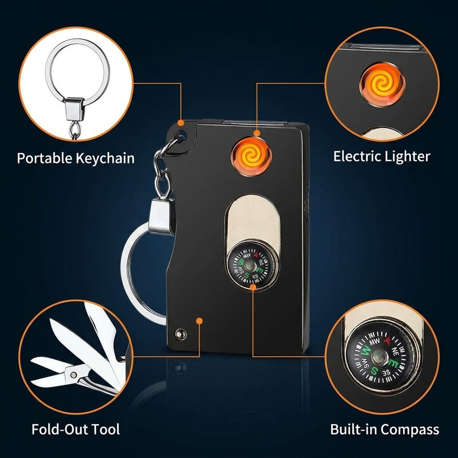 Flameless Windproof Multi-function Lighter