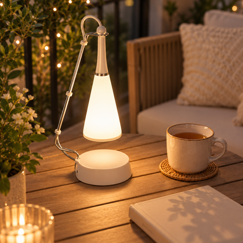 Dokunmatik Sensörlü Bluetooth Hoparlör LED Masa Lambası