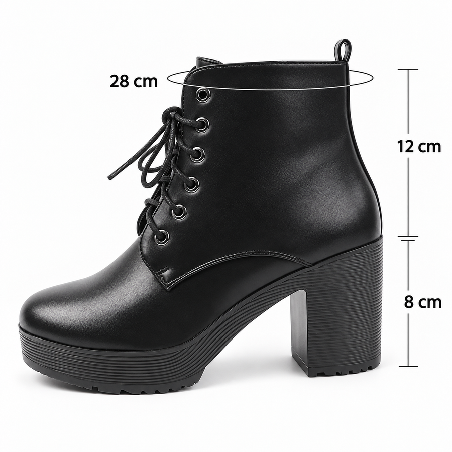 Thick High Fur Platform Heels for Women