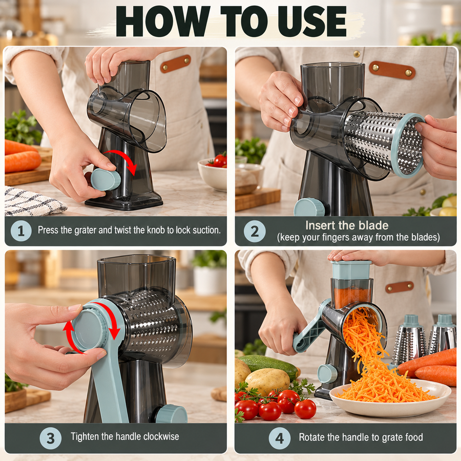 Multifunctional Manual Veggie Slicer