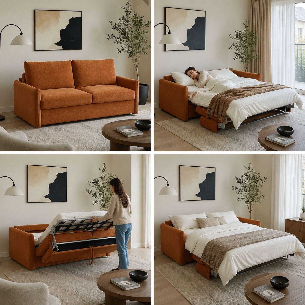 Daydream Cozy Lift Transforming Living Room Sofa Bed - Image 1