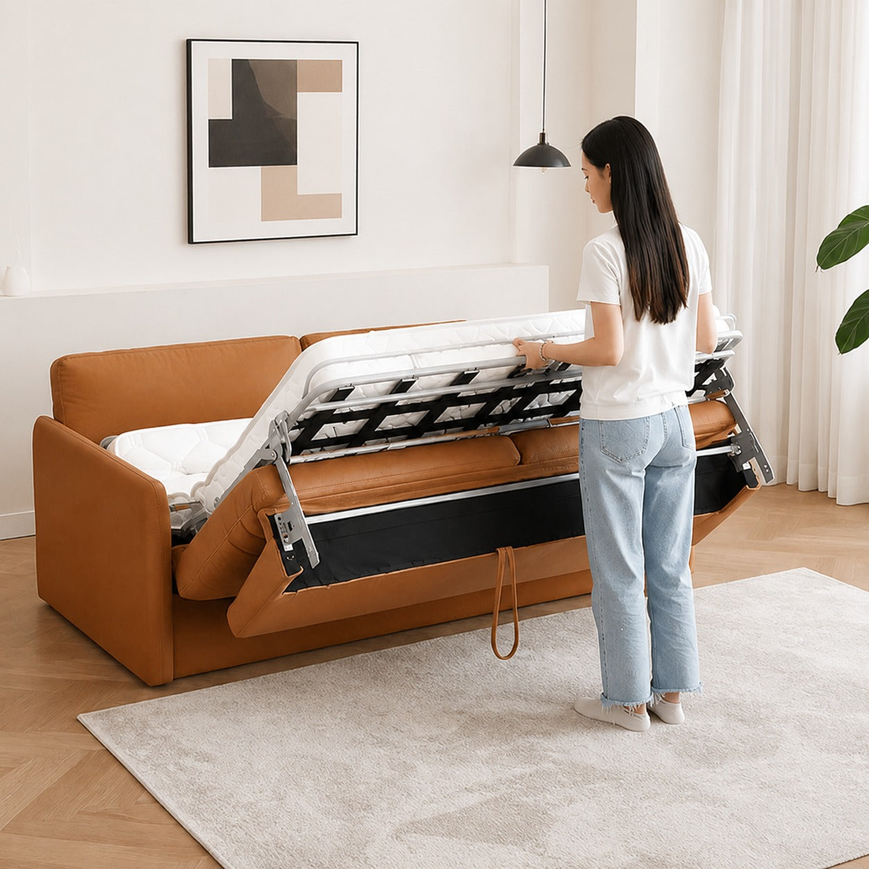 Daydream Cozy Lift Transforming Living Room Sofa Bed - Image 2