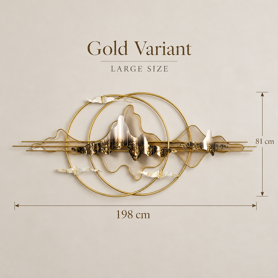 3D Aesthetic Landscape Luxury Wall Light Decor