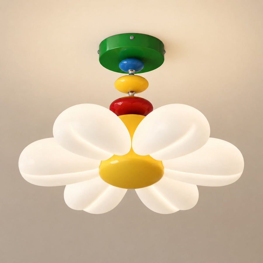 Daisy Chain Colorful Flower Kids Room Ceiling Light - Image 0