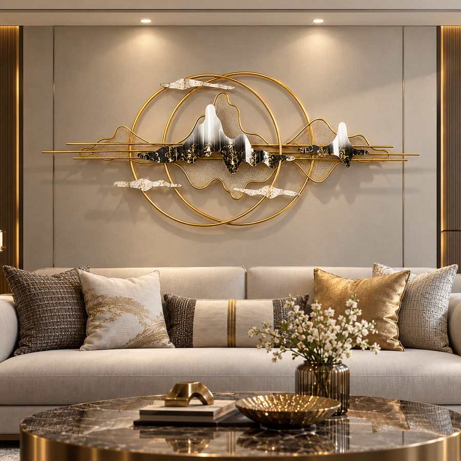 3D Aesthetic Landscape Luxury Wall Light Decor