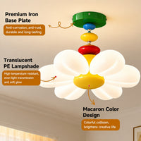 Daisy Chain Colorful Flower Kids Room Ceiling Light - Image 2