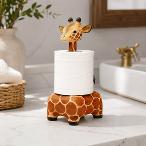 Happy Elephant Deer Toilet Paper Holder - Image 0
