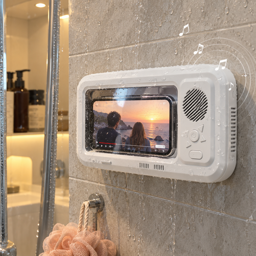 Shower Jam Waterproof Phone Holder Speaker