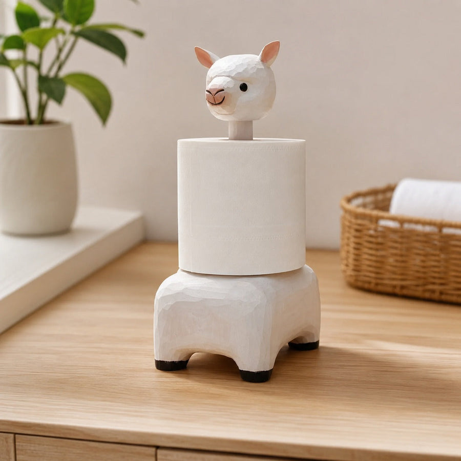 Happy Elephant Deer Toilet Paper Holder - Image 2