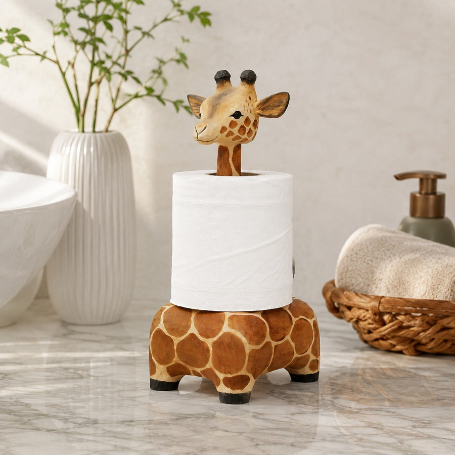 Happy Elephant Deer Toilet Paper Holder - Image 10